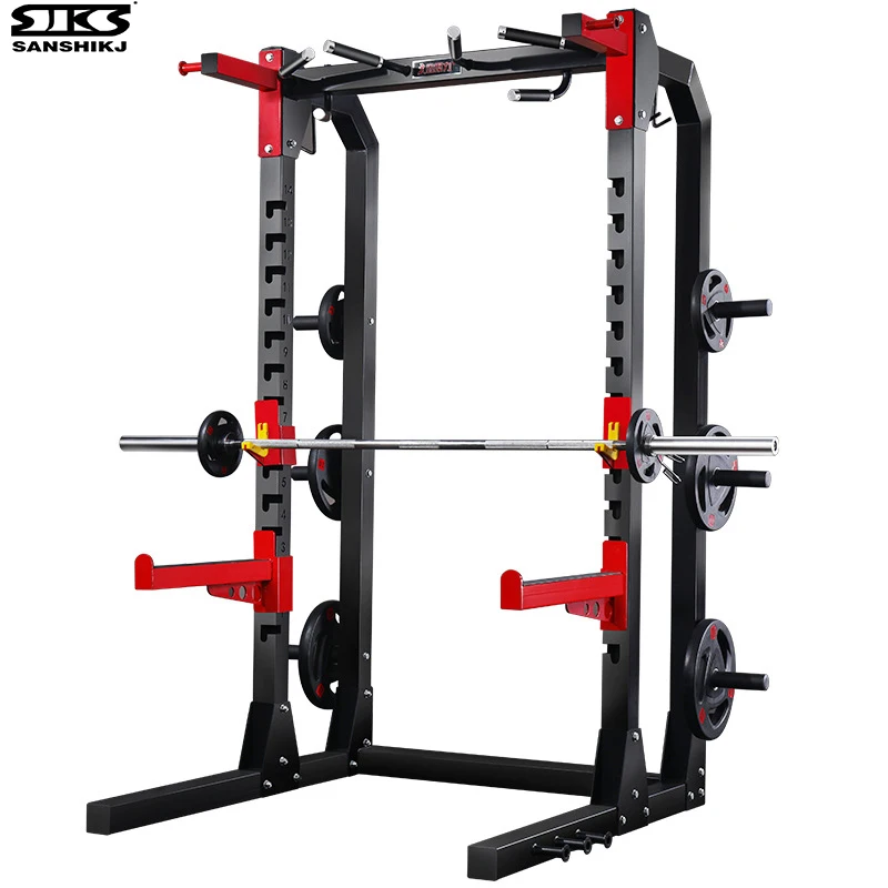 

2.5MM Thick Squatting Gantry Fitness Private Teaching Indoor Commercial Smith Machine Training Bench Gym Equipment