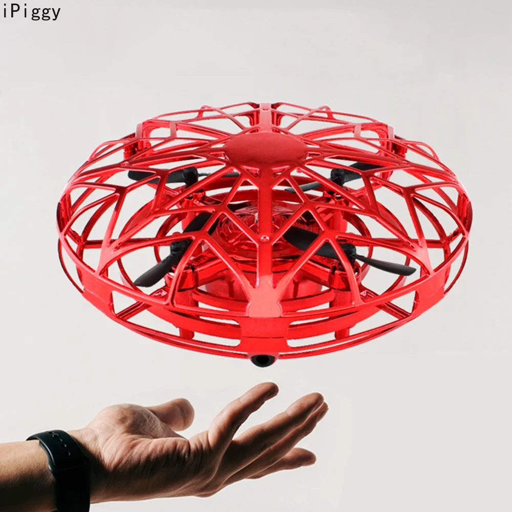 Mini Drone UFO Hand Operated RC Helicopter Quadrocopter Infrared Induction Aircraft Flying Toys For Kids | Игрушки и хобби