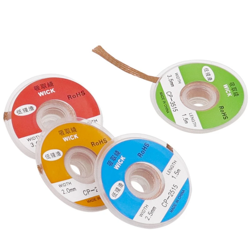 Новая оплетка для удаления припоя фитиль сварки шнур флюс пайки | Инструменты