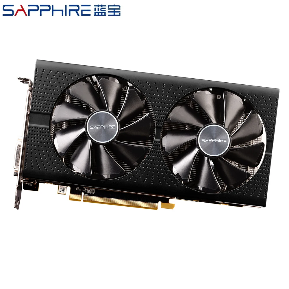 Видеокарта SAPPHIRE AMD Radeon RX 580 4 Гб 256 бит для игрового ПК графические карты GPU RX580 ГБ GDDR5