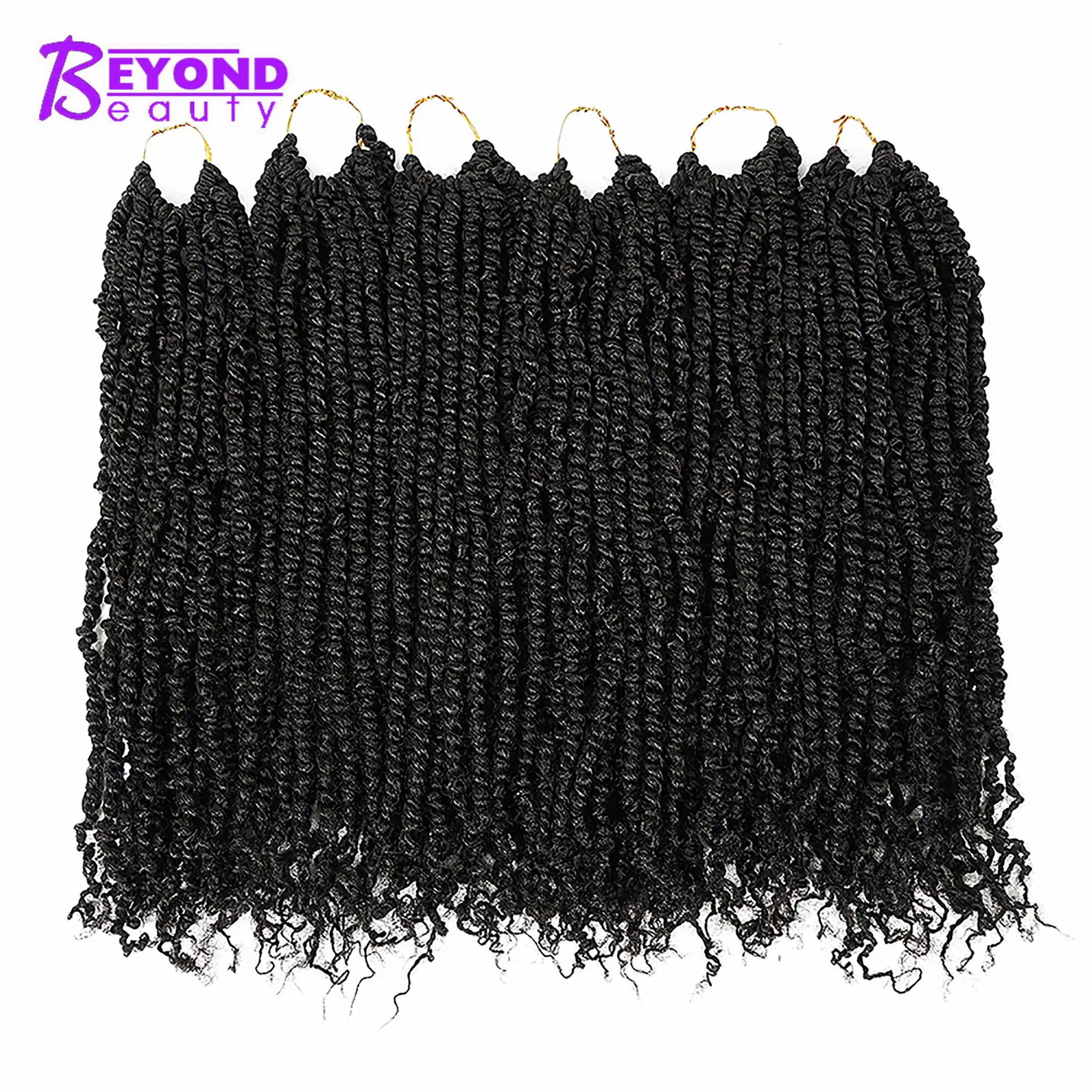 Предварительно намотанные пушистые скручивающие волосы объемные скрученные