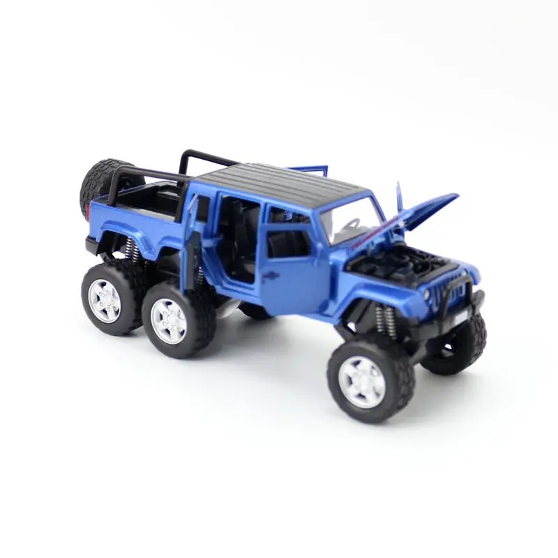 1:32 Масштаб литой металлические игрушки модели Jeep Wrangler модель мощного