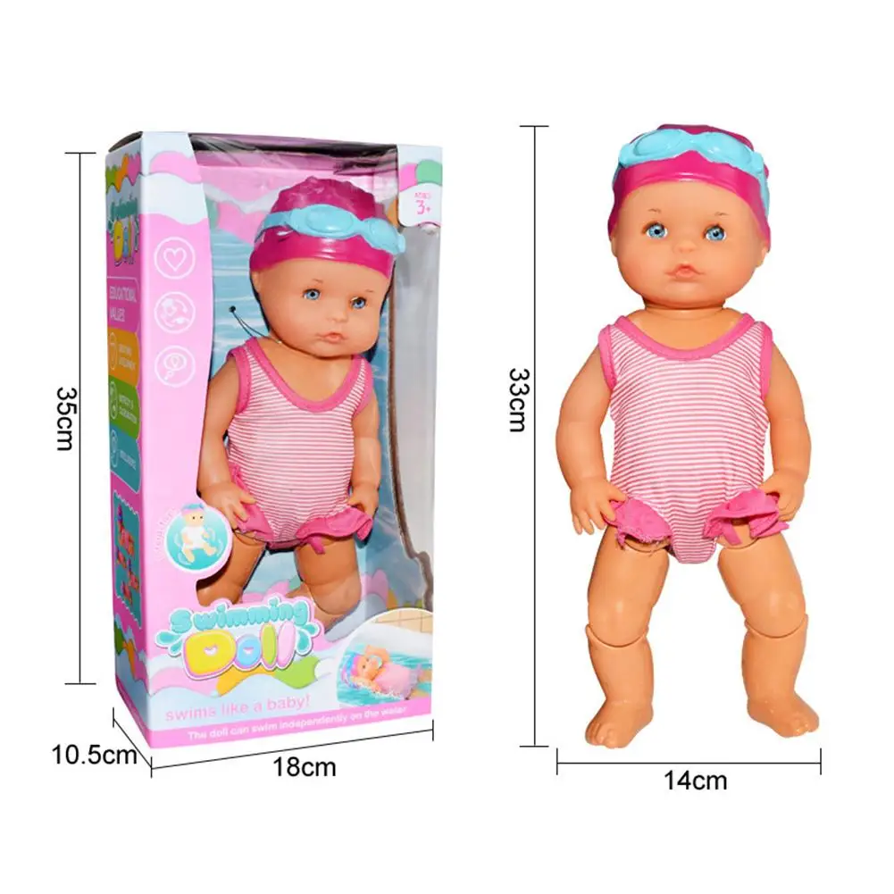 

Summer Lovely Swimming Dolls Work Exquisite Delicate Funny Electric Doll Baby Accompany Accessories for Indoor and Outdoor