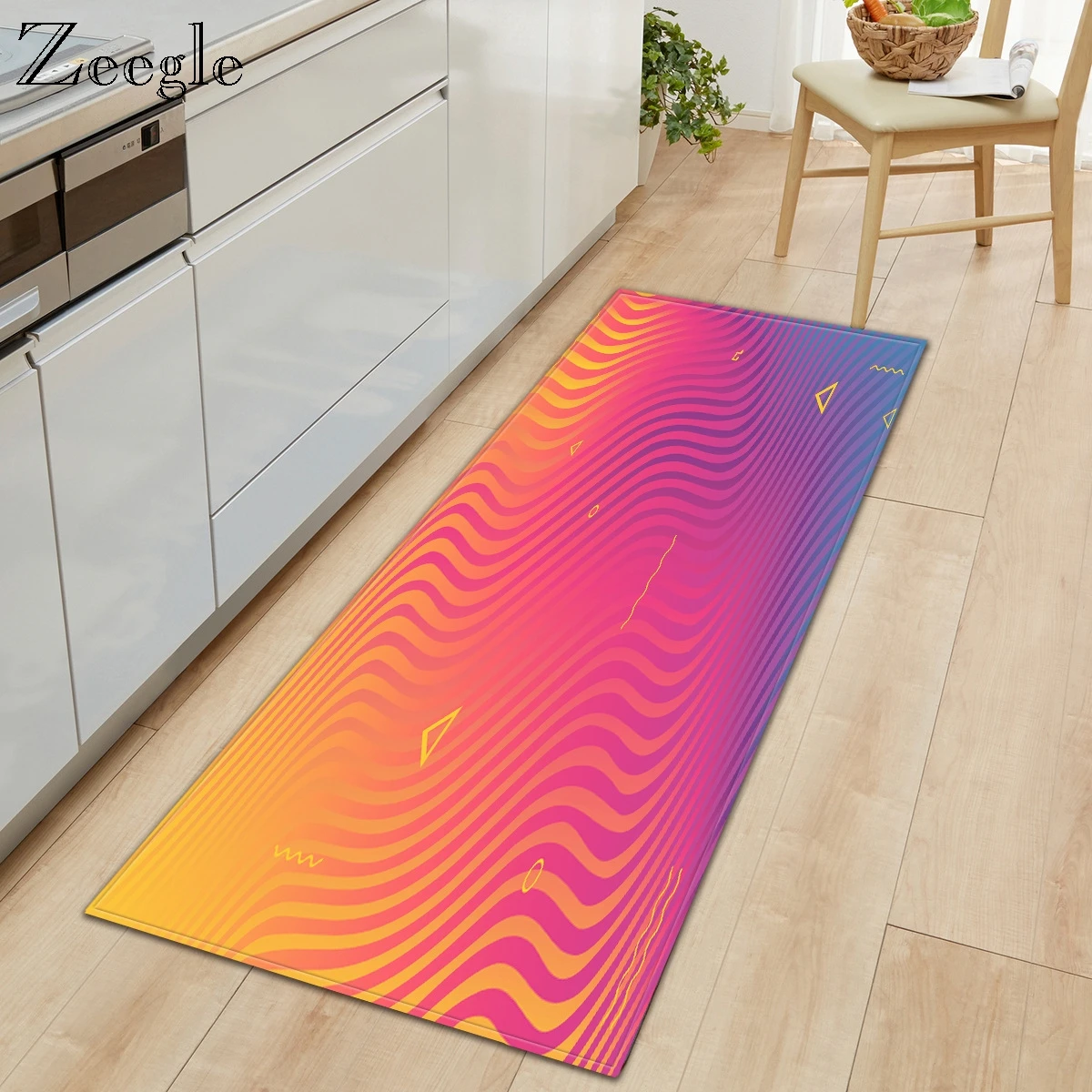 Коврик Zeegle для украшения дома входной мат современный нескользящий