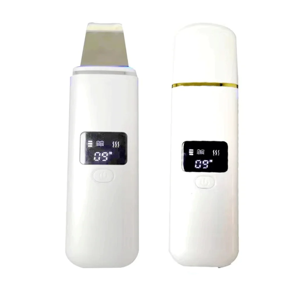 Ультразвуковая ионная Глубокая очистка скруббера кожи Лопата для лица пор очищающее средство от черных точек для удаления лица лифтинг USB Перезаряжаемый