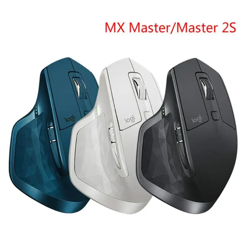 Беспроводная мышь logitech MX Master 2S 4000 dpi для зарядки USB Bluetooth игровая мышь 7 кнопок макро-определение лазерные мыши