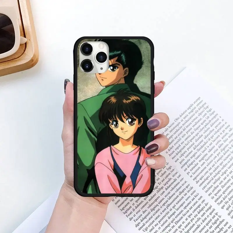 

Yu Yu Yuyu Hakusho anime Phone Cases for iPhone 11 12 pro XS MAX 8 7 6 6S Plus X 5S SE 2020 XR Luxury brand shell funda coque
