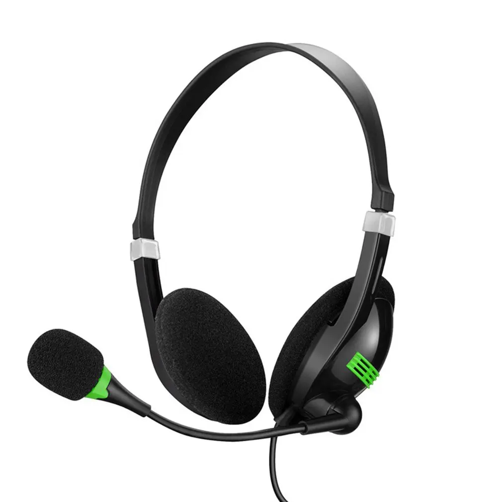 

3.5MM USB wired Headset with Microphone for PC 3.5mm Business Headsets with Mic Mute Noise Cancelling for Call Center Headphones