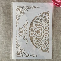 a4 29cm vintage half round totem diy layering stencils wall painting scrapbook coloring embossing album decorative template