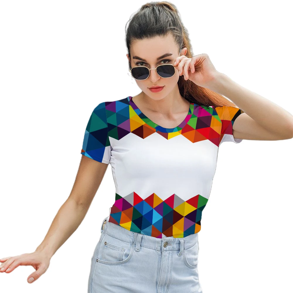 

Fashion Ladies T-shirt Funny Casual V-neck Short Sleeve T-shirt Summer Ladies T-shirt Ladies Print Summer Ladies T-shirt