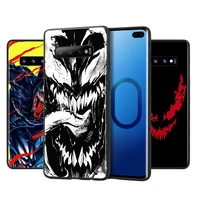 marvel venom dark hero for samsung galaxy s21 s20 fe ultra lite s10 5g s10e s9 s8 plus soft silicone phone case