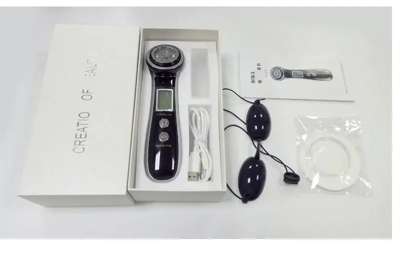 Аппарат для омоложения и подтяжки кожи лица с микротоком радиочастотный