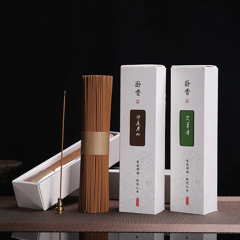 

New Product Supply Spice 200g Boxed Line Incense Laoshan Sandalwood Wormwood Incense Sandalwood Incense Home Decoration