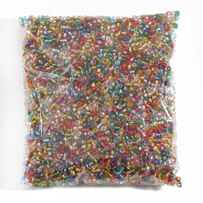 

150-1000pcs Beads Earrings Crystal Round Loose Spacer Beads for Needlework Beads for Jewelry Making DIY Handmade Components