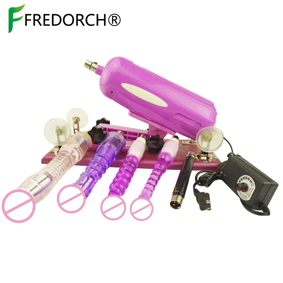 Модная фиолетовая автоматическая секс-машина для девочек с различными