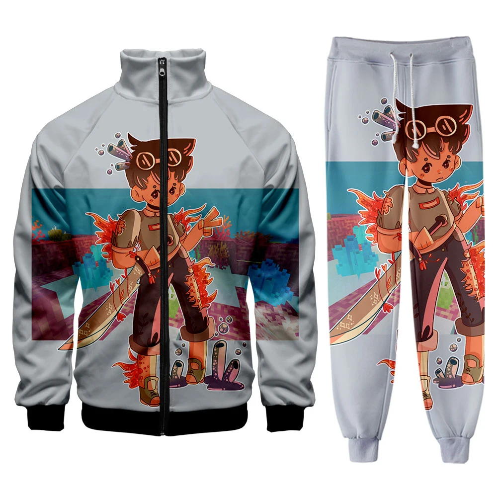 

Hot Game George NotFound Tops Boys/girls Sweatshirts Fashion Zipper Clothes Autumn Winter Hoodie Streetwear Oversized Coat
