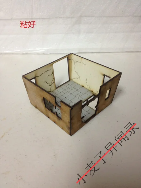 3 этажный дом Gloomhaven церковная война настольные игры молоток PP Infinity TRPG настольная панель RPG лазерная резка липа деревянная