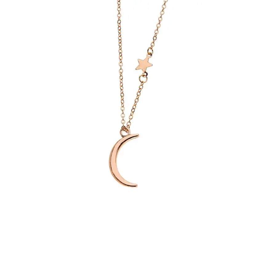 Retro Art Crescent Head Necklace Pendant Jewelry Fancinating Jewelries Choker Stylish Romantic Valentine's Gift | Украшения и