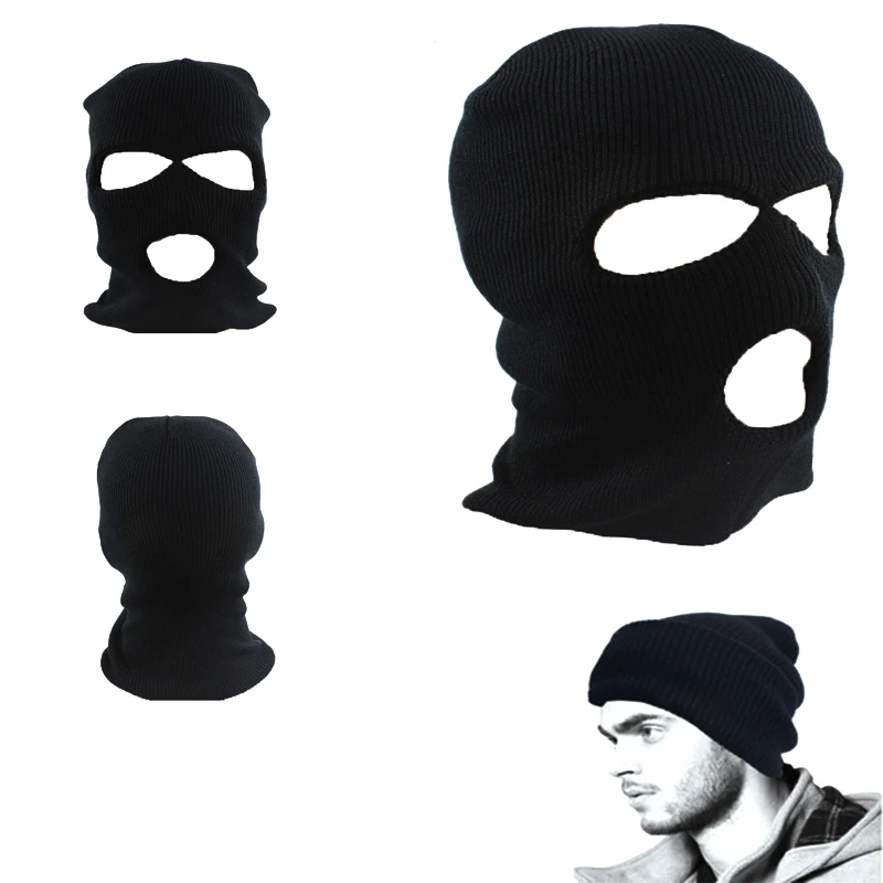 Мужские и женские шапочки шапка с ушами рот термальная Зимняя Маска для лица