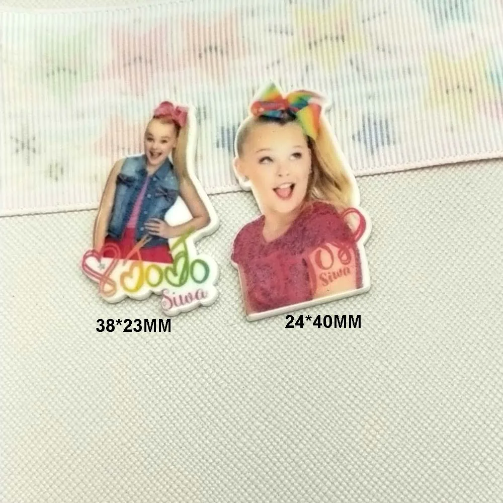 30 шт/50 шт Мультяшные пластиковая девочка кукла с плоской задней частью плоское