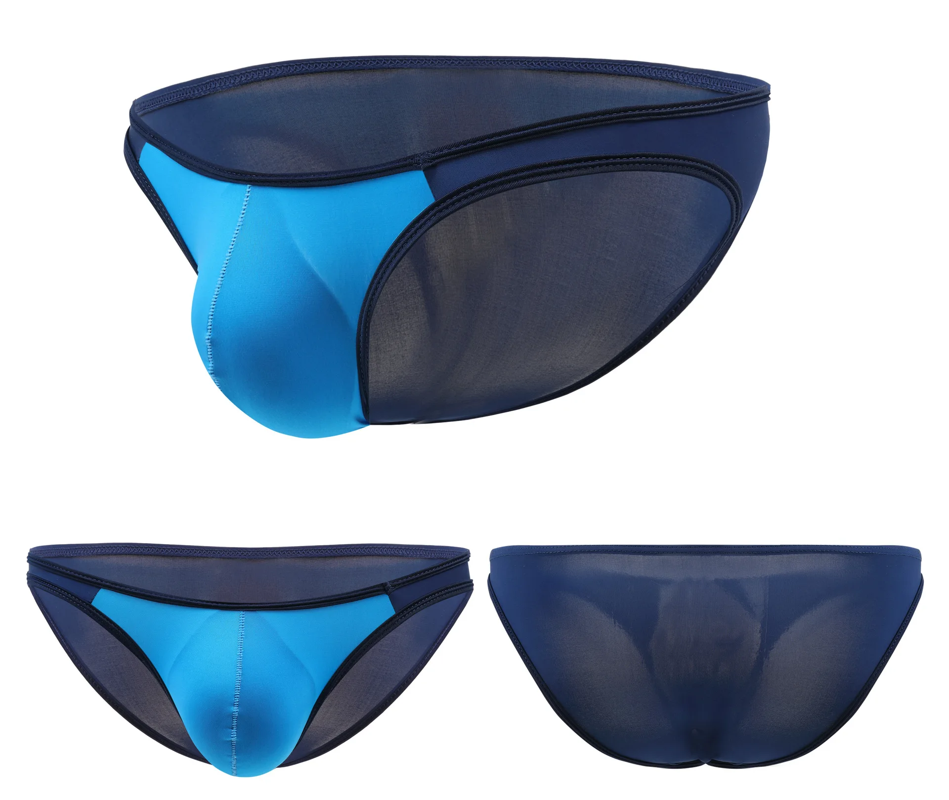 Мужское пикантное нижнее белье U образное Выпуклое ультратонкое с заниженной