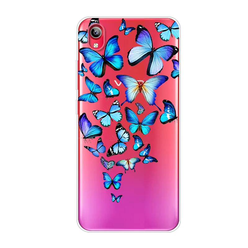 ДЛЯ VIVO Y91C чехол Y93 ТПУ силиконовый мягкий мультяшный Прозрачный для прозрачная