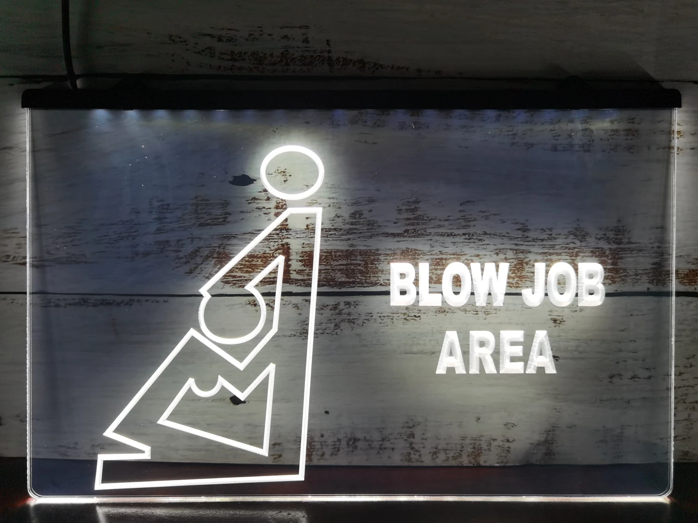 Забавный мультяшный Новый светодиодный неоновый светосветильник знак Blow Area-I746 |