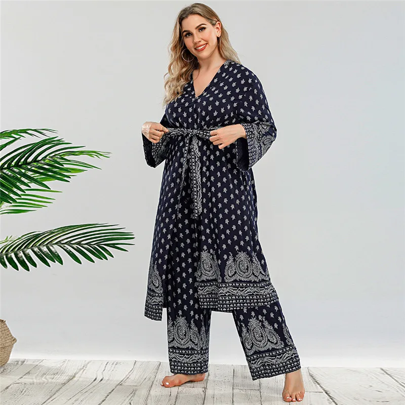 

Ramadan Eid Mubarak Home Wear 2 Piece Set Abaya Dubai Turkey Hijab Muslim Sets Dress Islam Clothing For Women Musulman Ensembles