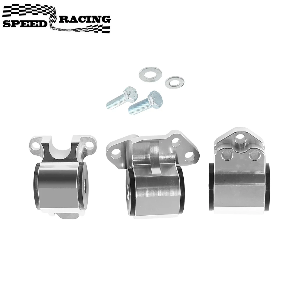 Комплект для замены двигателя из алюминиевого сплава с 3 отверстиями для HONDA CIVIC Del Sol Acura Integra EG двигатель для модификации автомобиля Комплект для замены двигателя из алюминиевого сплава с 3 отверстиями для HONDA CIVIC Del Sol Acura Integra EG двигатель для модификации автомобиля