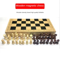 chess wooden folding magnetic wooden chess pieces youth entertainment chess puzzle development board games