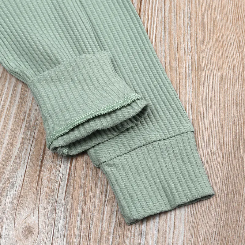 Детский трикотажный комбинезон в рубчик на возраст 0 24 месяца|Ромперы| |