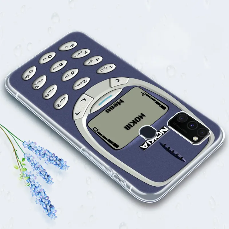 Винтажный чехол для телефона с камерой и микросхемой Samsung Galaxy M32 M12 M11 M21 M01 M02 M30S M31S