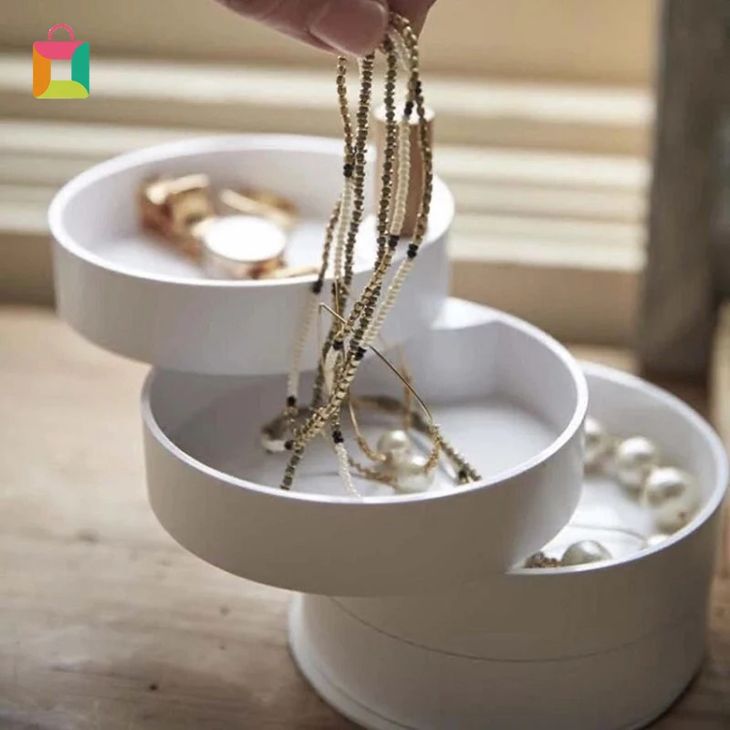 Для женщин коробка для хранения ювелирных изделий новый дизайн модные юбки 4 Слои