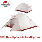 Палатка для кемпинга Naturehike Cloud Up 2, улучшенная серия, 1-2 человек, сверхлегкая палатка для 3-4 человек, семейная палатка для кемпинга, оборудование для кемпинга