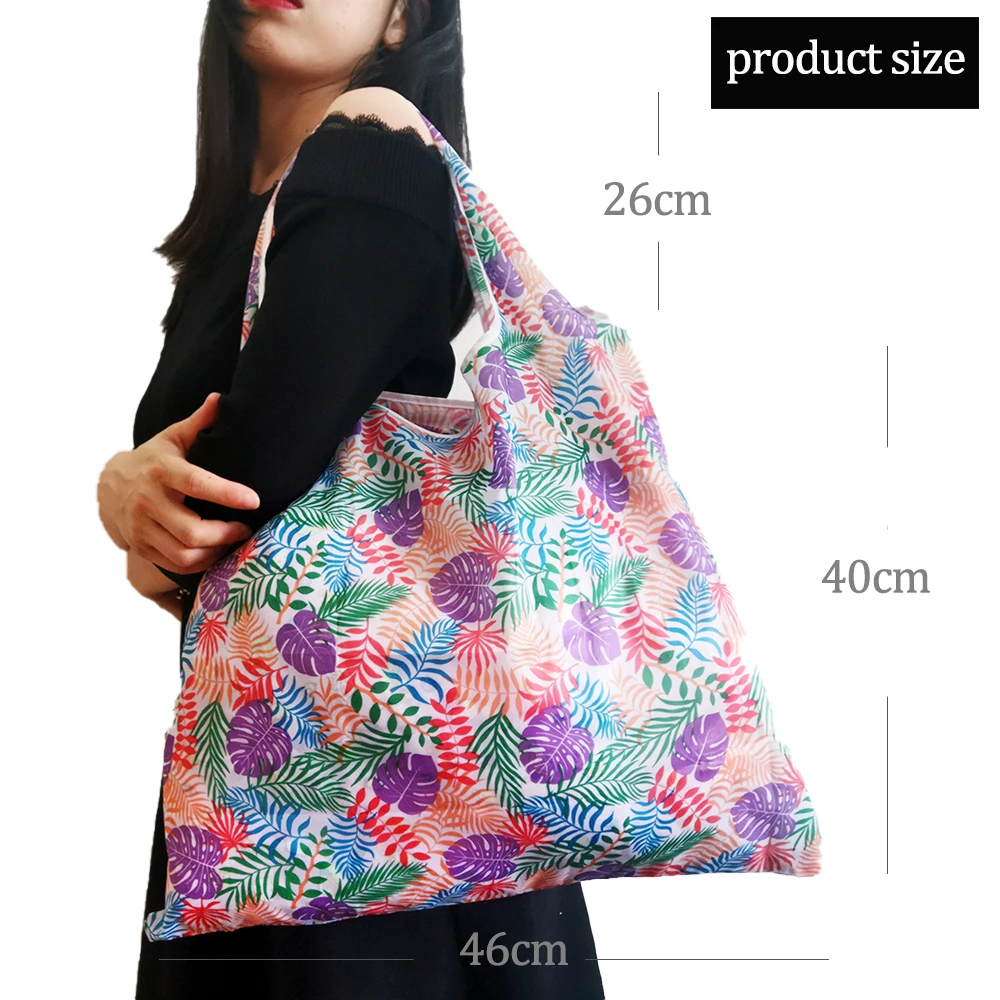 

large reusable shopping bag foldable eco bag reusable grocery bags nylon foladble tote bag nylon portable folding shopping bags