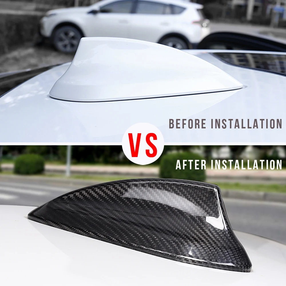 Аксессуары Крышка антенны из углеродного волокна Shark Fin отделка для BMW E90 E92 M3 F20 F30