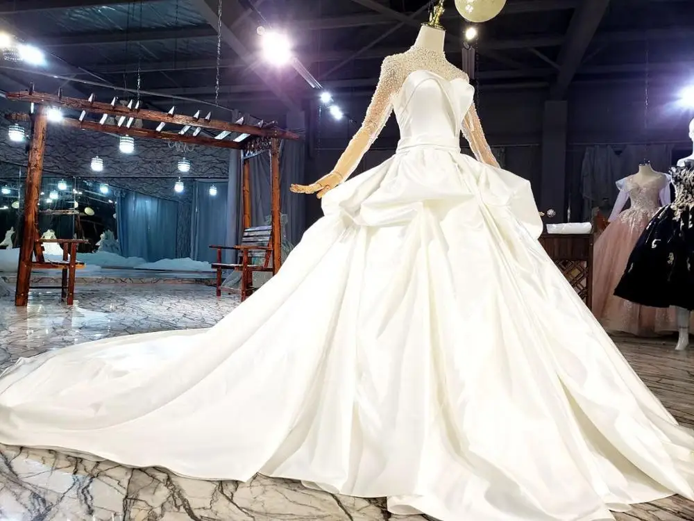 2020 online store china alibaba shop платье элегантное платье винтажное robe satin 웨딩  длинные платья