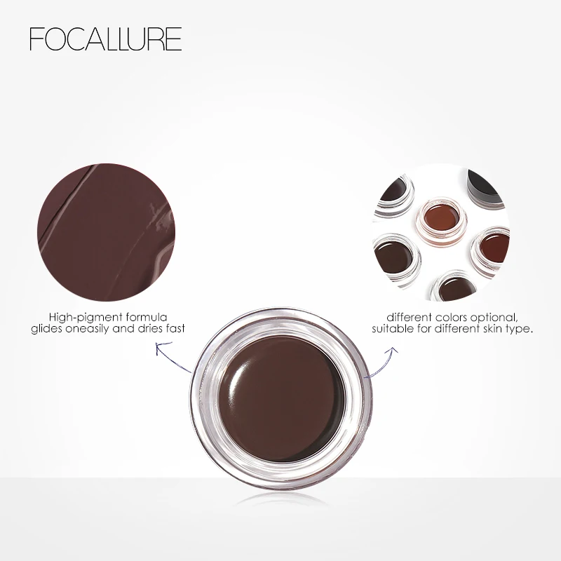 Водостойкая жидкая подводка для глаз Focallure стойкая тени и косметический набор