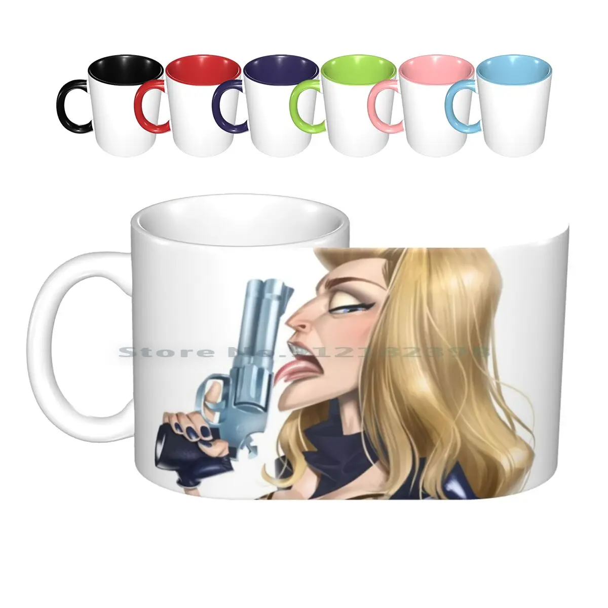 Оружие и опасность! Керамические кружки кофейные чашки кружка для молока чая