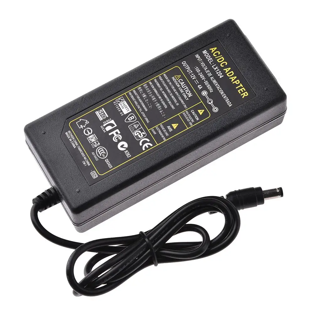 12V Светодиодный драйвер переключатель Питание адаптер DC12V Универсальный 3A 5A 6A 110V