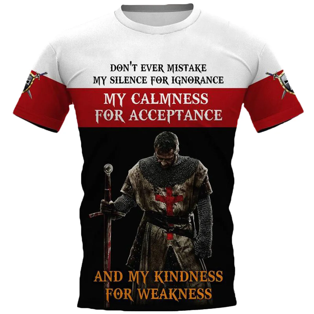 

Knights Templar Shirts 3D All Over Printed Brand clothing Men tshirt Summer Funny T-Shirt Short Sleeve O-neck Tops Drop Shipping