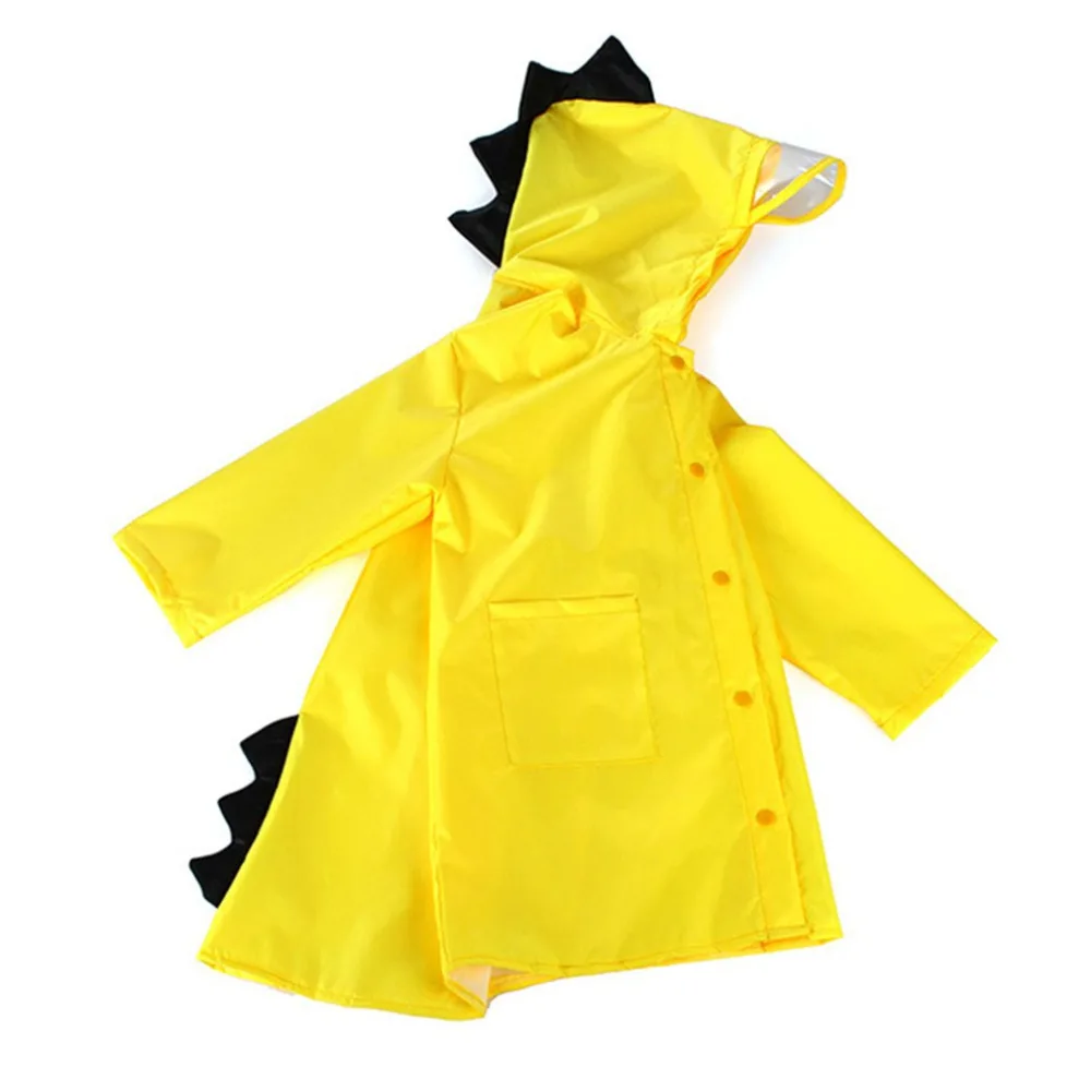 

Cartoon Dinosaur Kids Raincoat Waterproof Hooded Rainwear Universal Windproof Poncho Kindergarten Boy Girls Outdoor Rain Suit