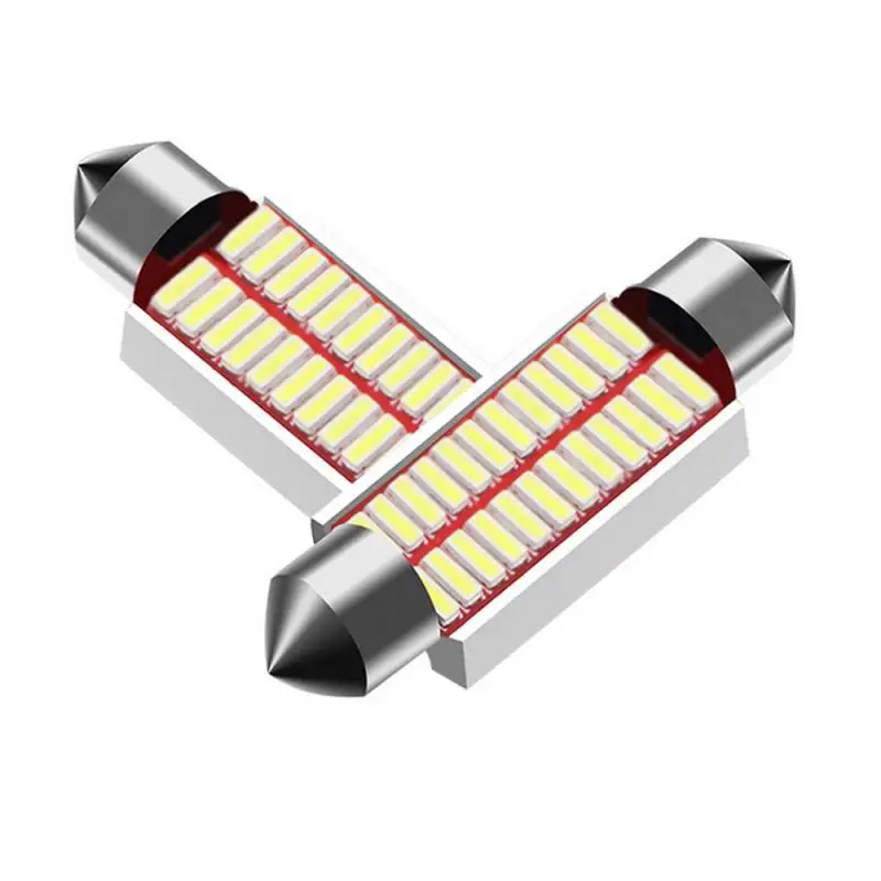 

1Pc Car Interior Led Light Auto Dome Reading Lamp Car Wedge Parking Light License Plate Light Super Bright Led Bulbs