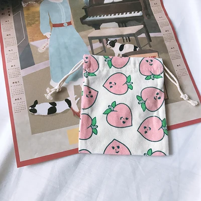 Корейский ulzzang Харадзюку Мультфильм Drawstring Женская Новая мода Портативный Путешествия Повседневная Женская Drawstring Карманный - Цвет: 4