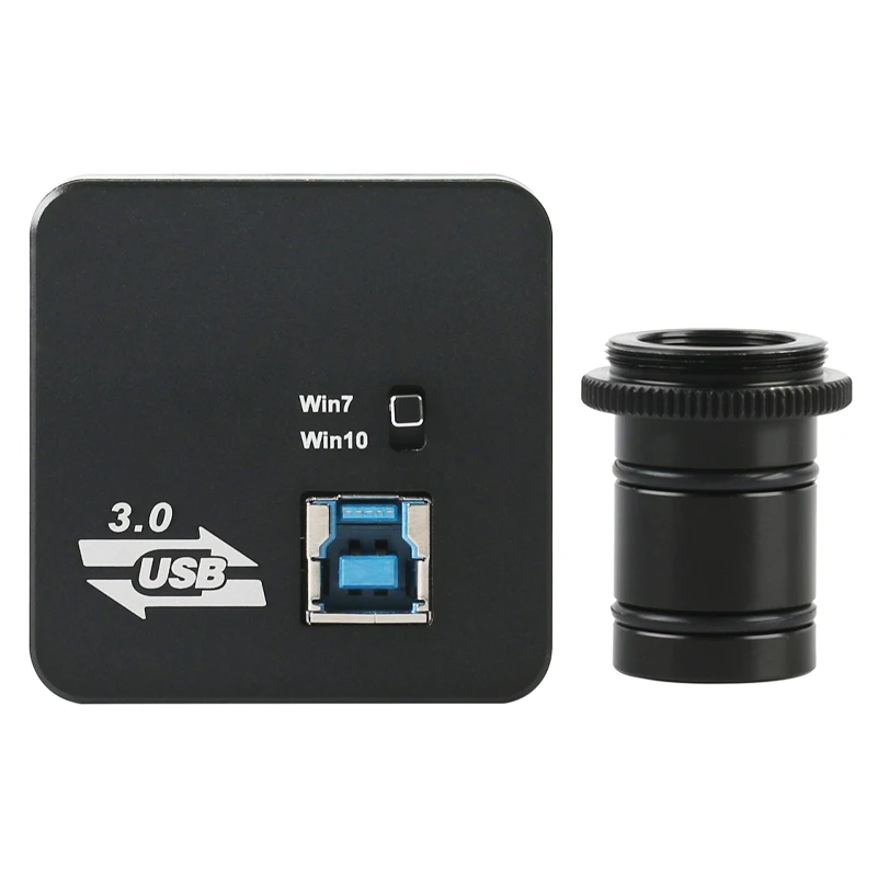 

High Efficient HD USB Industry Digital Video Microscope Camera + 23.2mm Adapter C-mount For Microscope 5.0MP CMOS USB3.0