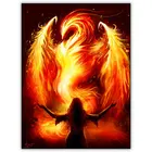 Алмазная живопись Fire Phenix 5d, квадратная мозаика, алмазная живопись, аксессуары для вышивки крестиком