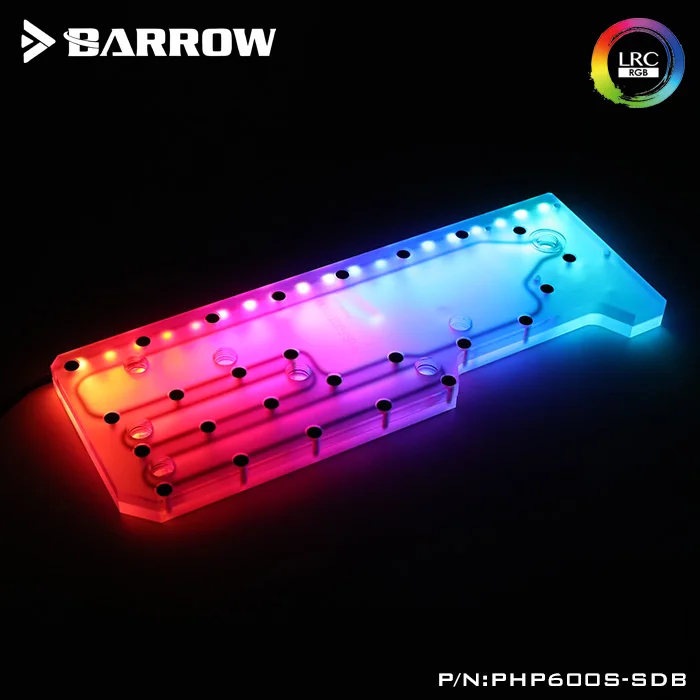 

Barrow water cooler PC PHP600S-SDB waterway boards for phanteks P600S case for Intel CPU water block&single/double GPU building