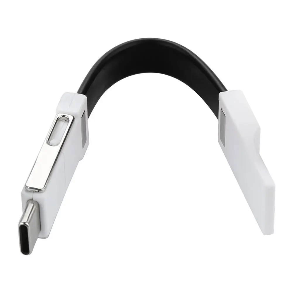 3 в 1 Мини брелок usb кабель Micro USB type C для iPhone Xs X iPod зарядное устройство