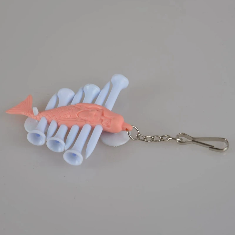 

Golf Tee Holder with Keychain Mermaid Key Chain Design Adopting Premium for Golf Lovers