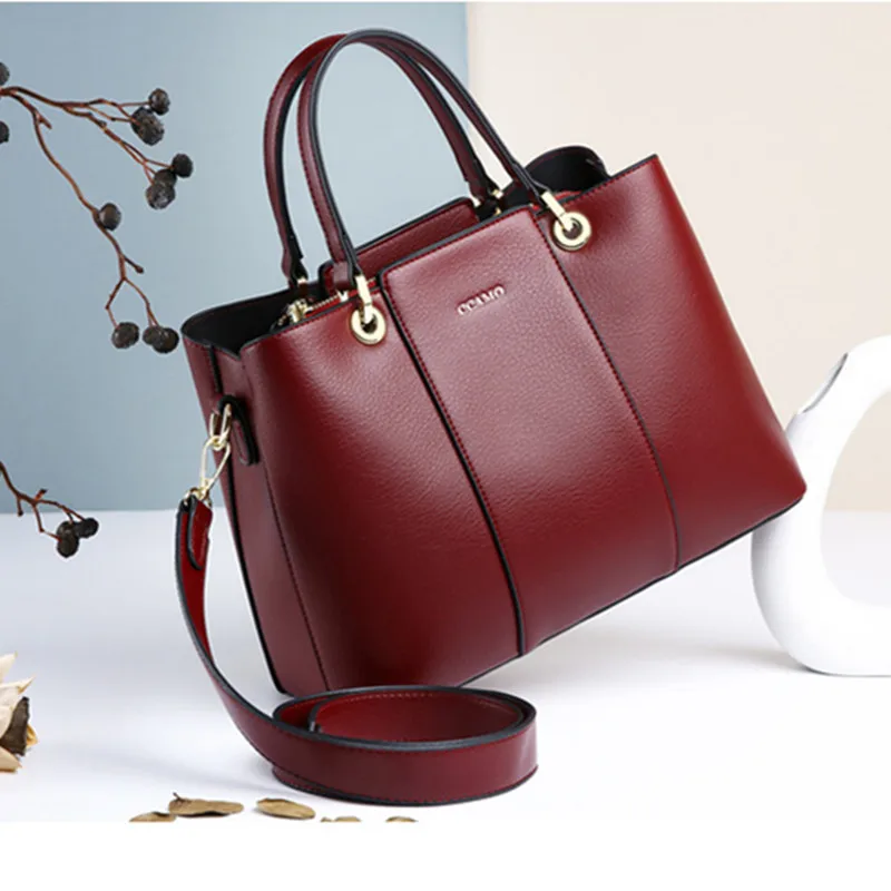 

High Quality Bags for Women 2021 Fashionable Casual Shoulder Crossbody Bags Large Capacity Red Handbags Ladies Bucket Bags Gg Cc